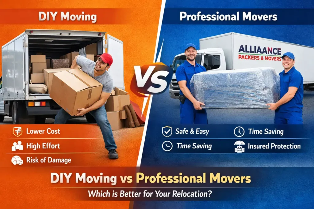 DIY moving vs professional movers