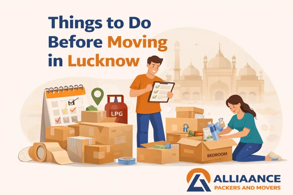 things to do before moving Lucknow